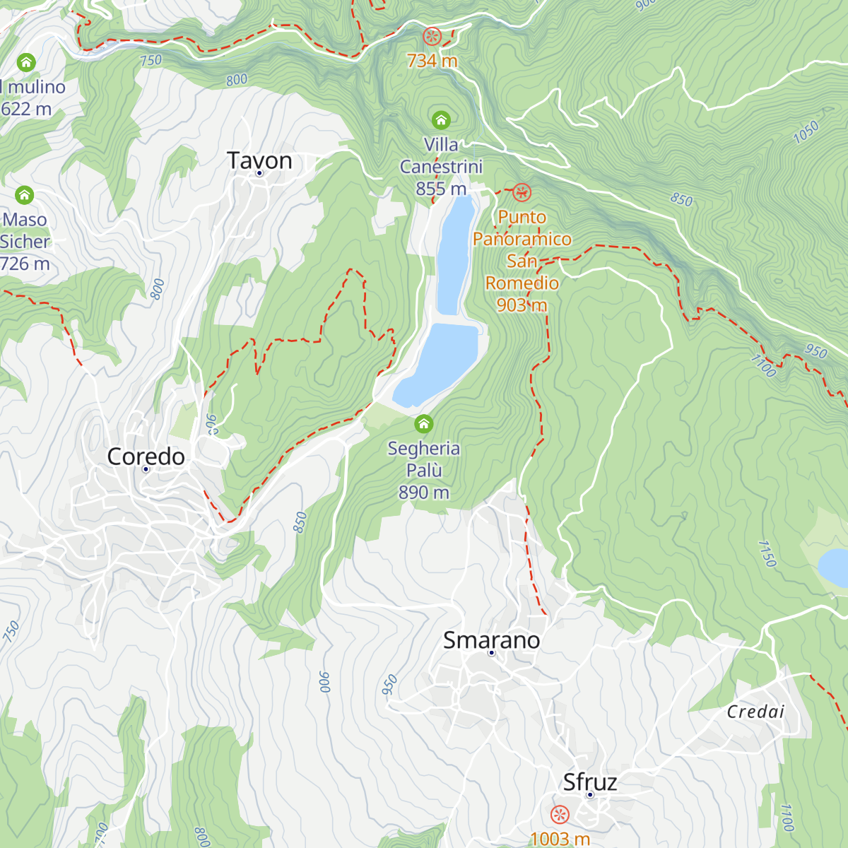 Segheria Palù map