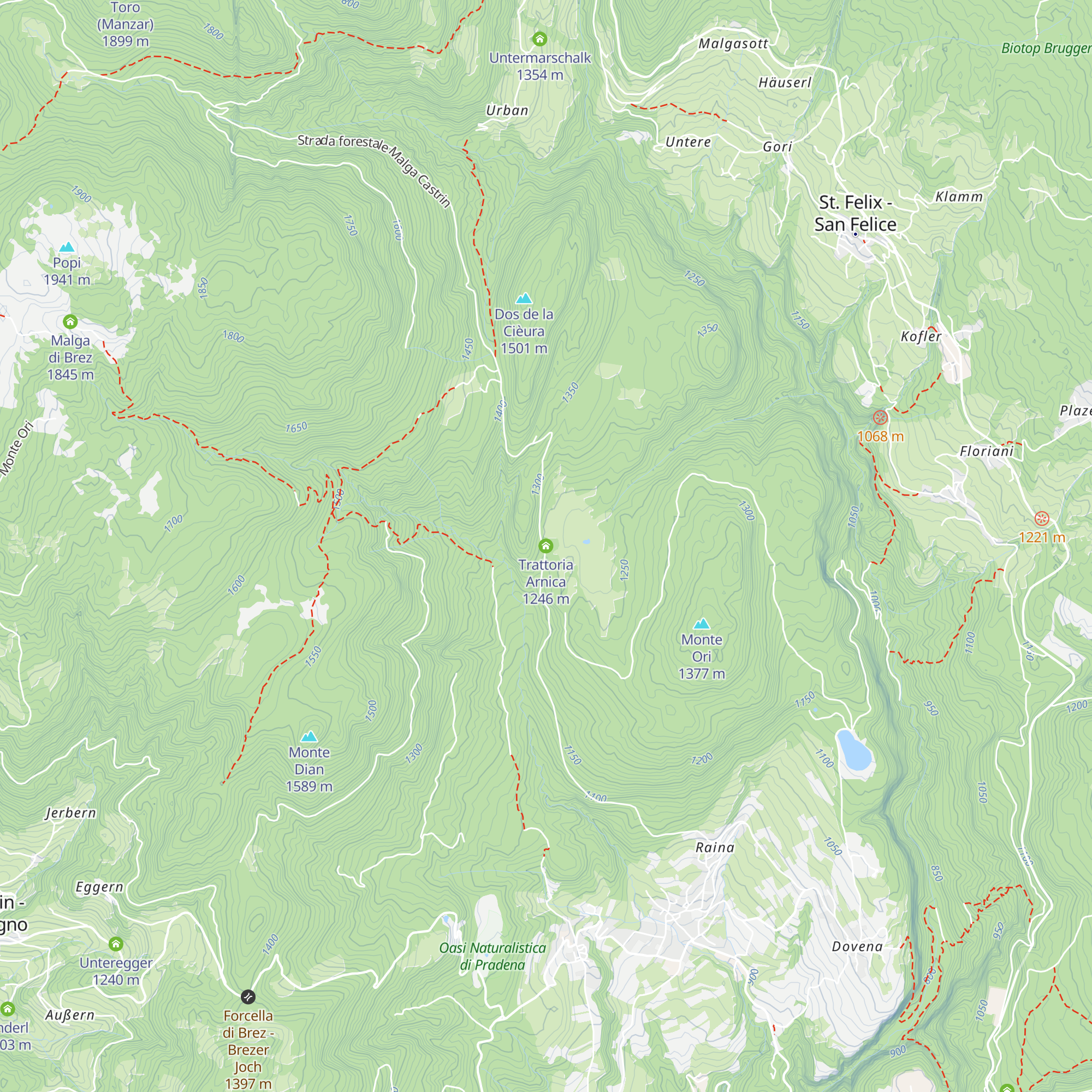 Trattoria Arnica map