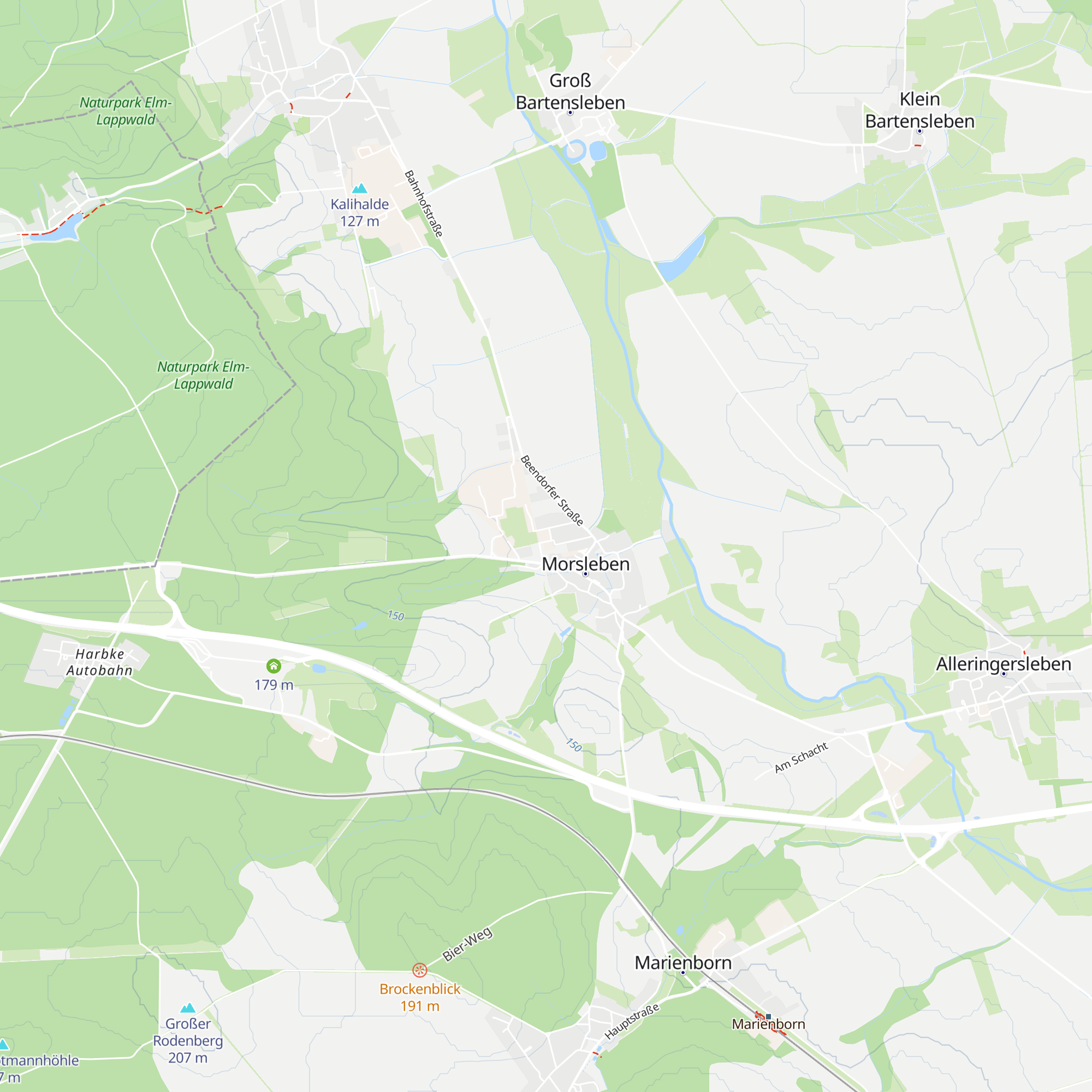 Bundesgesellschaft für Endlagerung Info Morsleben map