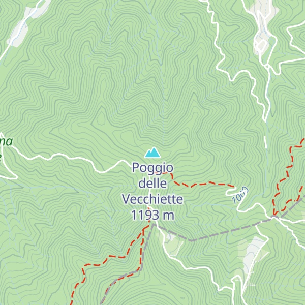 Map of Poggio delle Vecchiette
