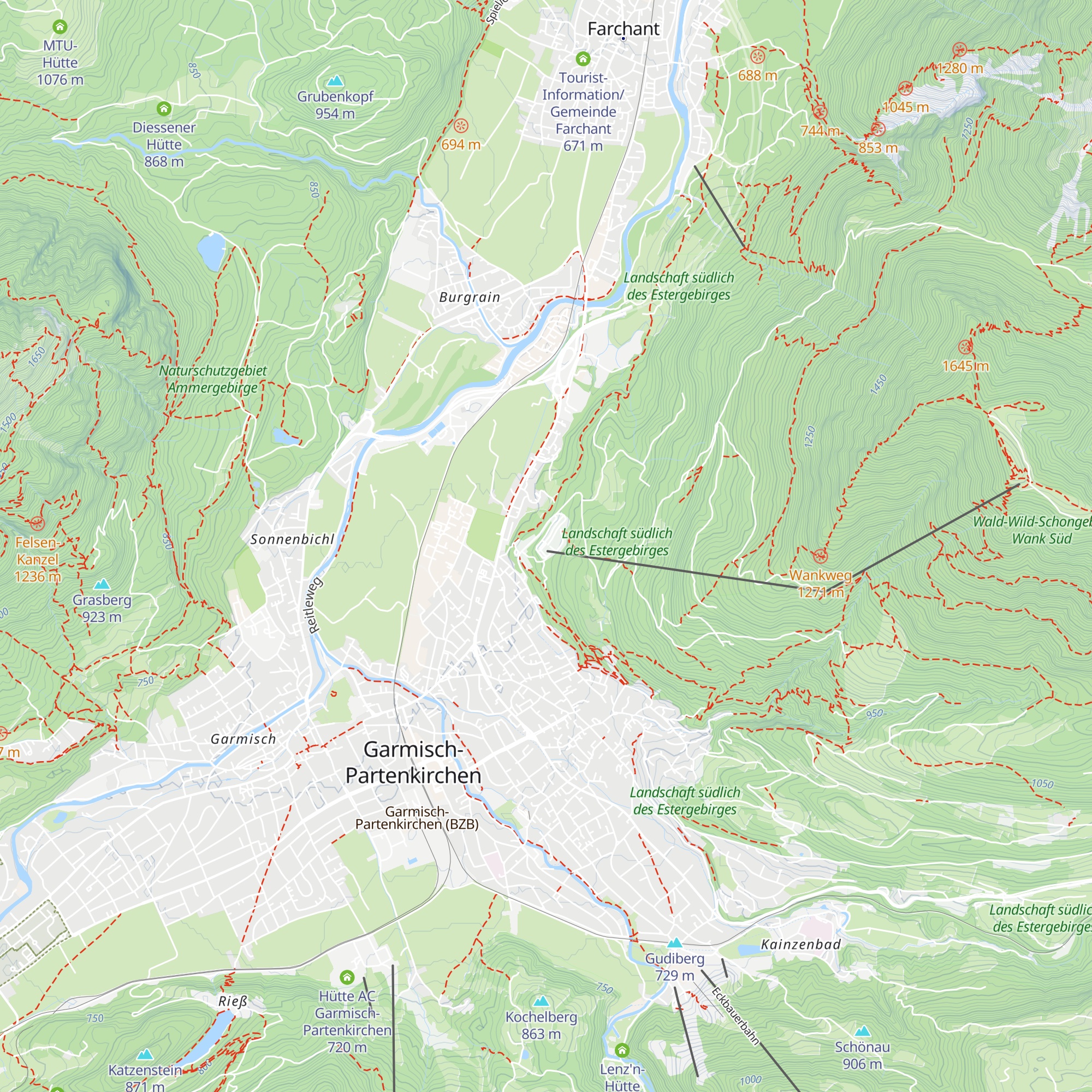 Wankstüberl map