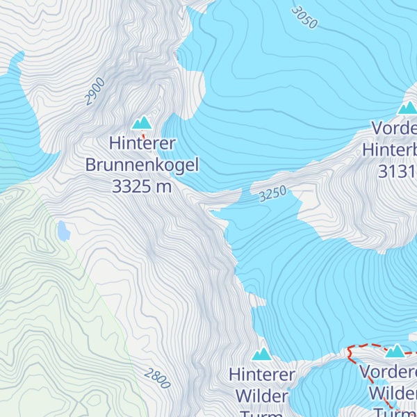 Map of Wildes Hinterbergl