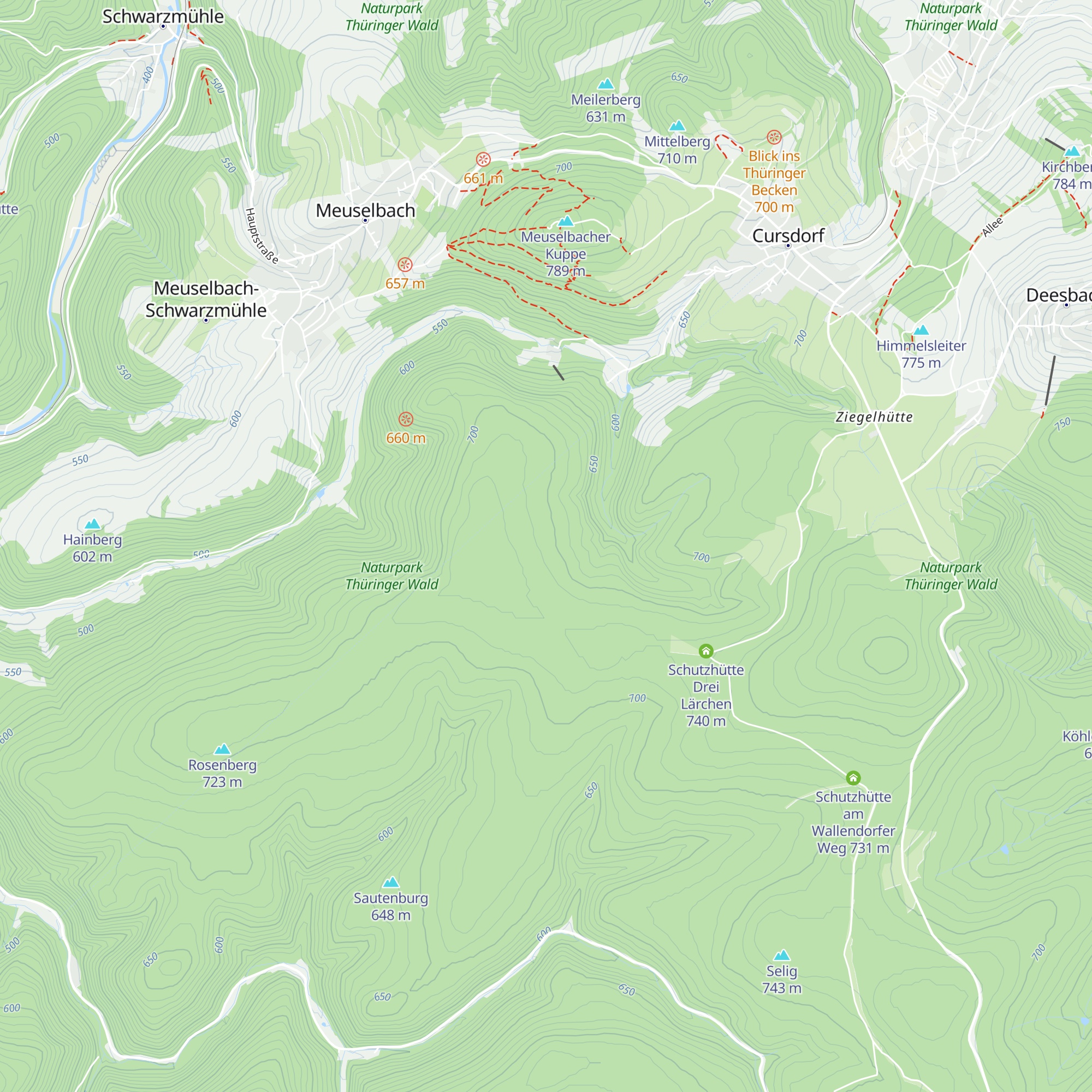 Hubertushütte map