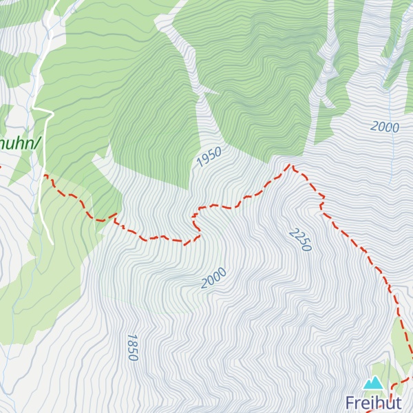 Map of Apothekerhütte