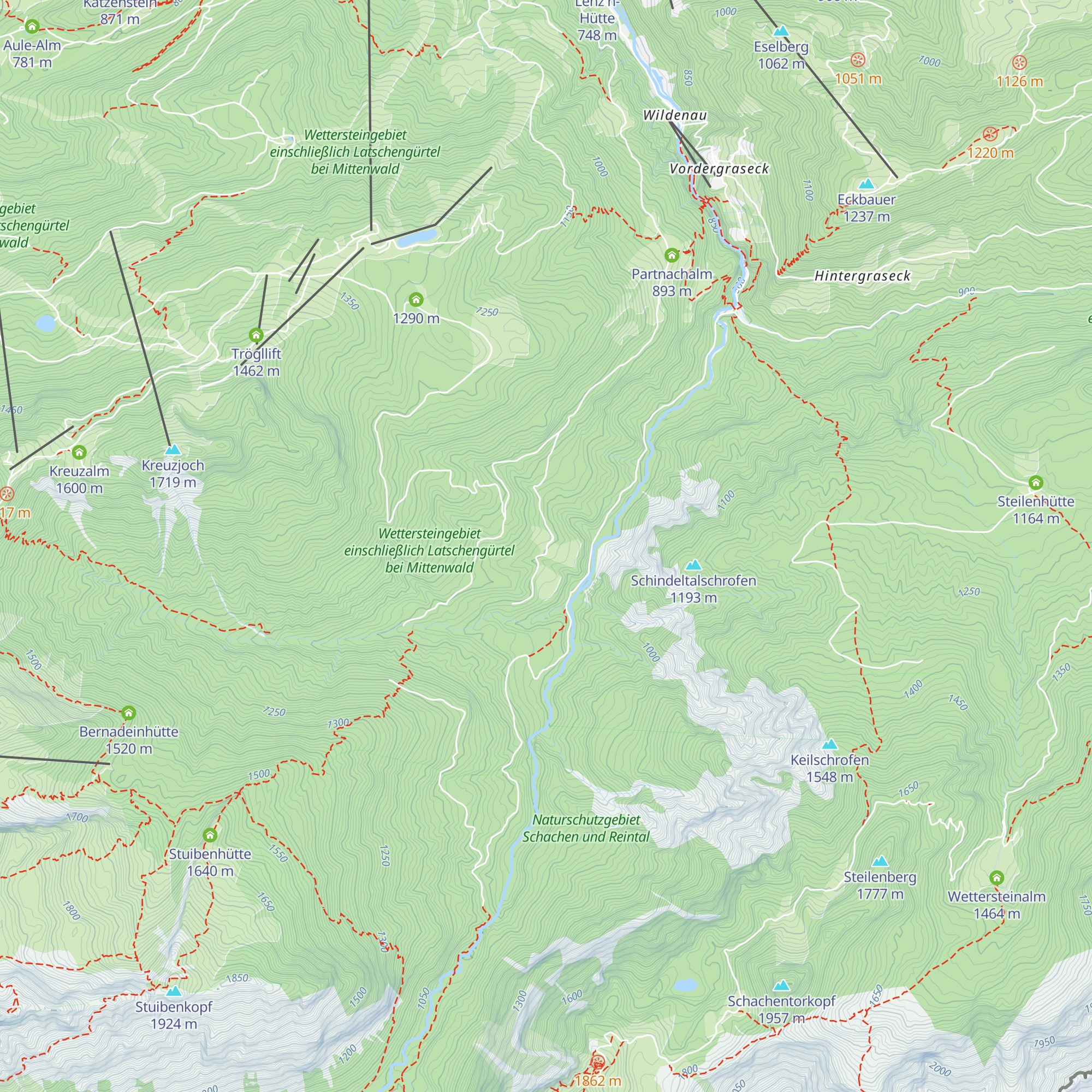 Kapelle Reintalerhof map