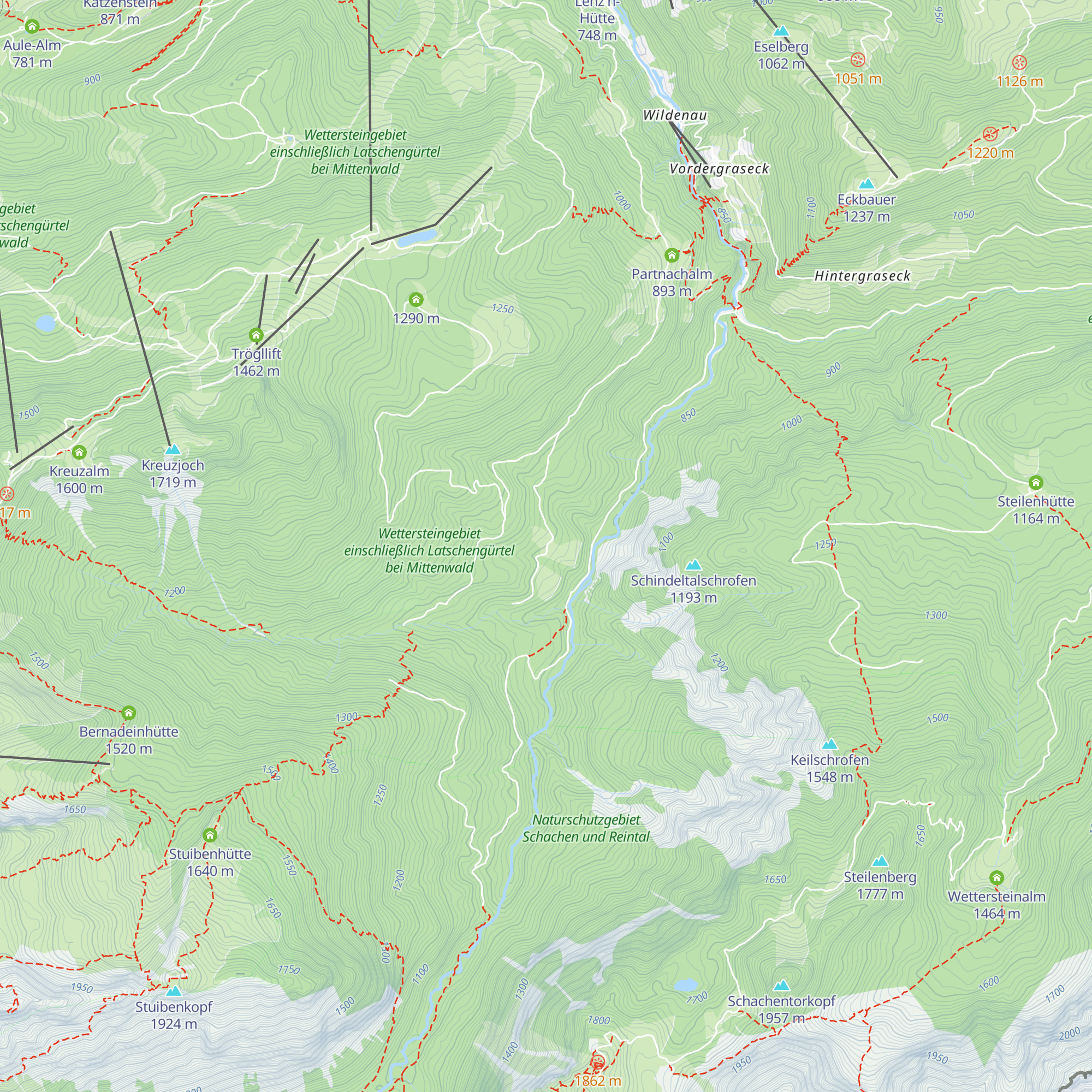 Kapelle Reintalerhof map