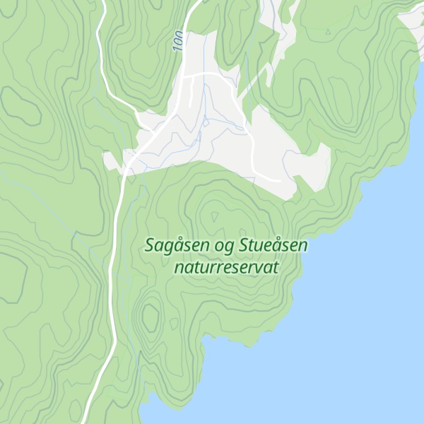 Map of Stueåsen