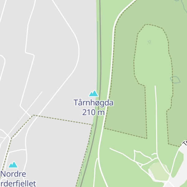 Map of Tårnhøgda