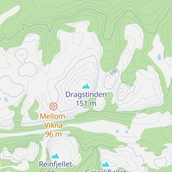 Map of Dragstinden
