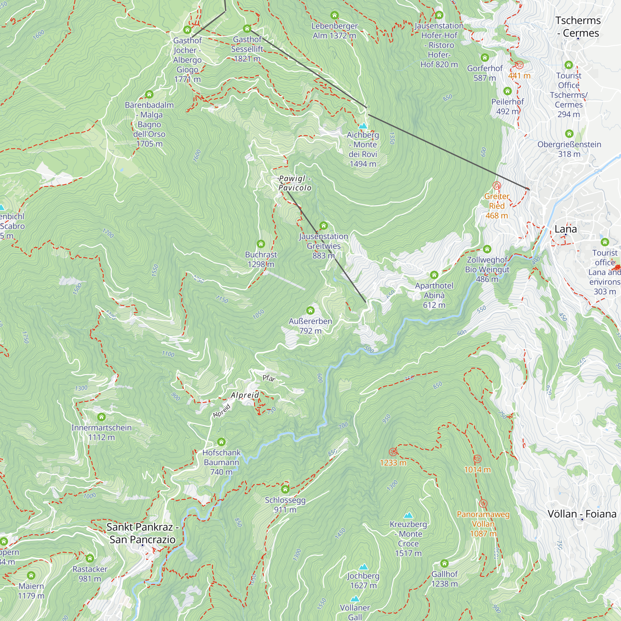 Außererben map