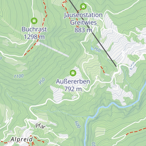 Map of Außererben