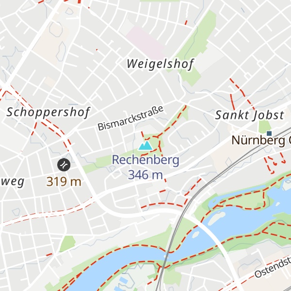 Map of Rechenberg