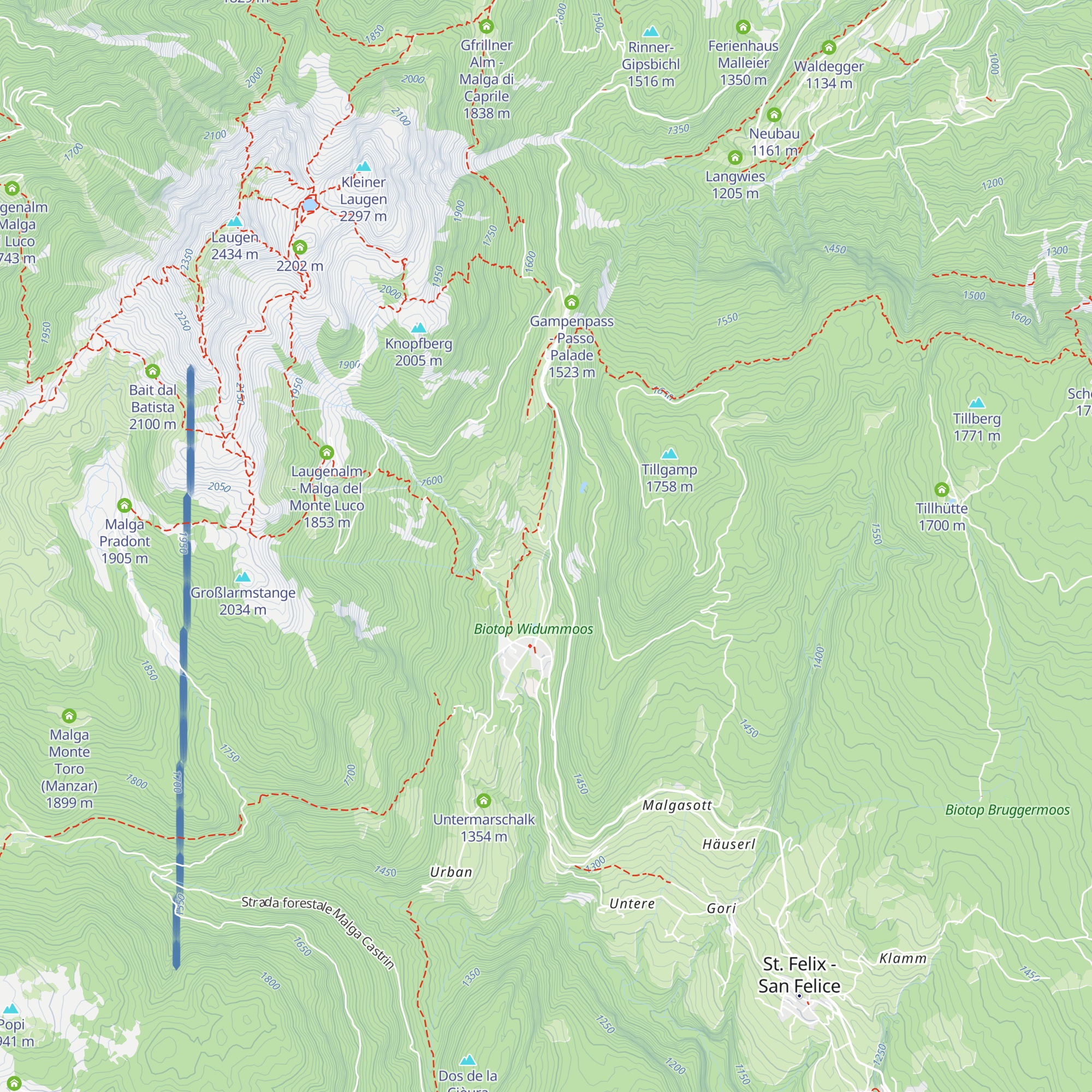 Zollhütte map