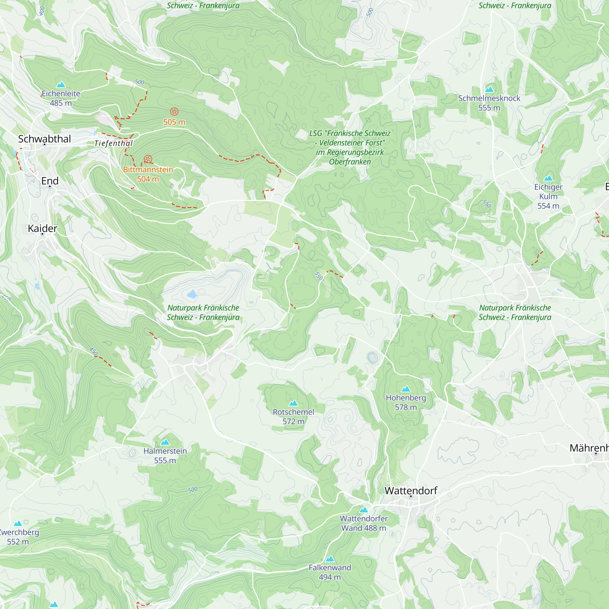 Schutzhütte am Kemitzenstein map