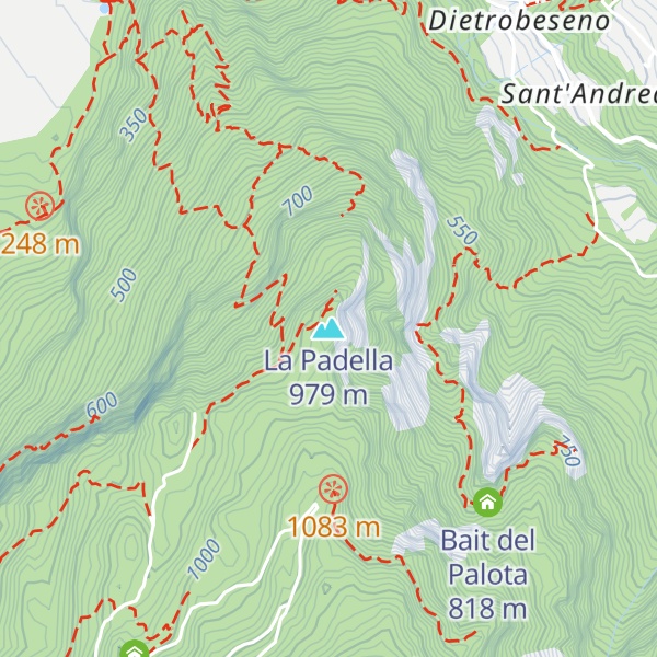 Map of La Padella