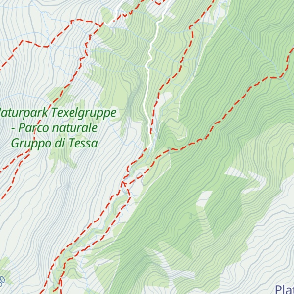 Map of Seeberalm - Malga del Lago