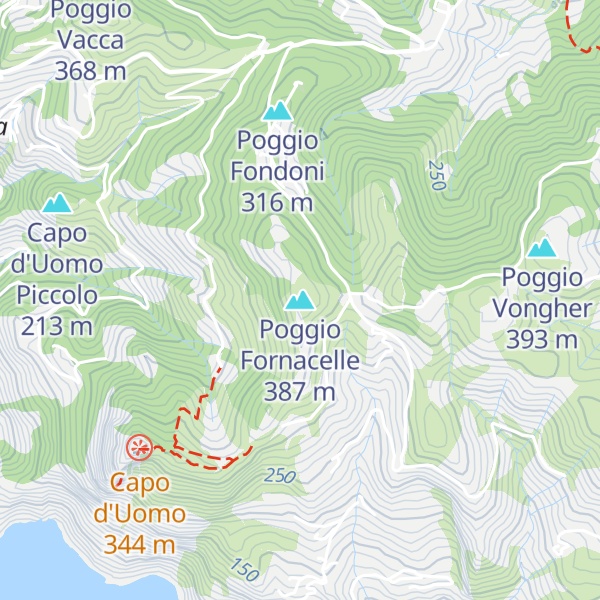 Map of Poggio Fornacelle