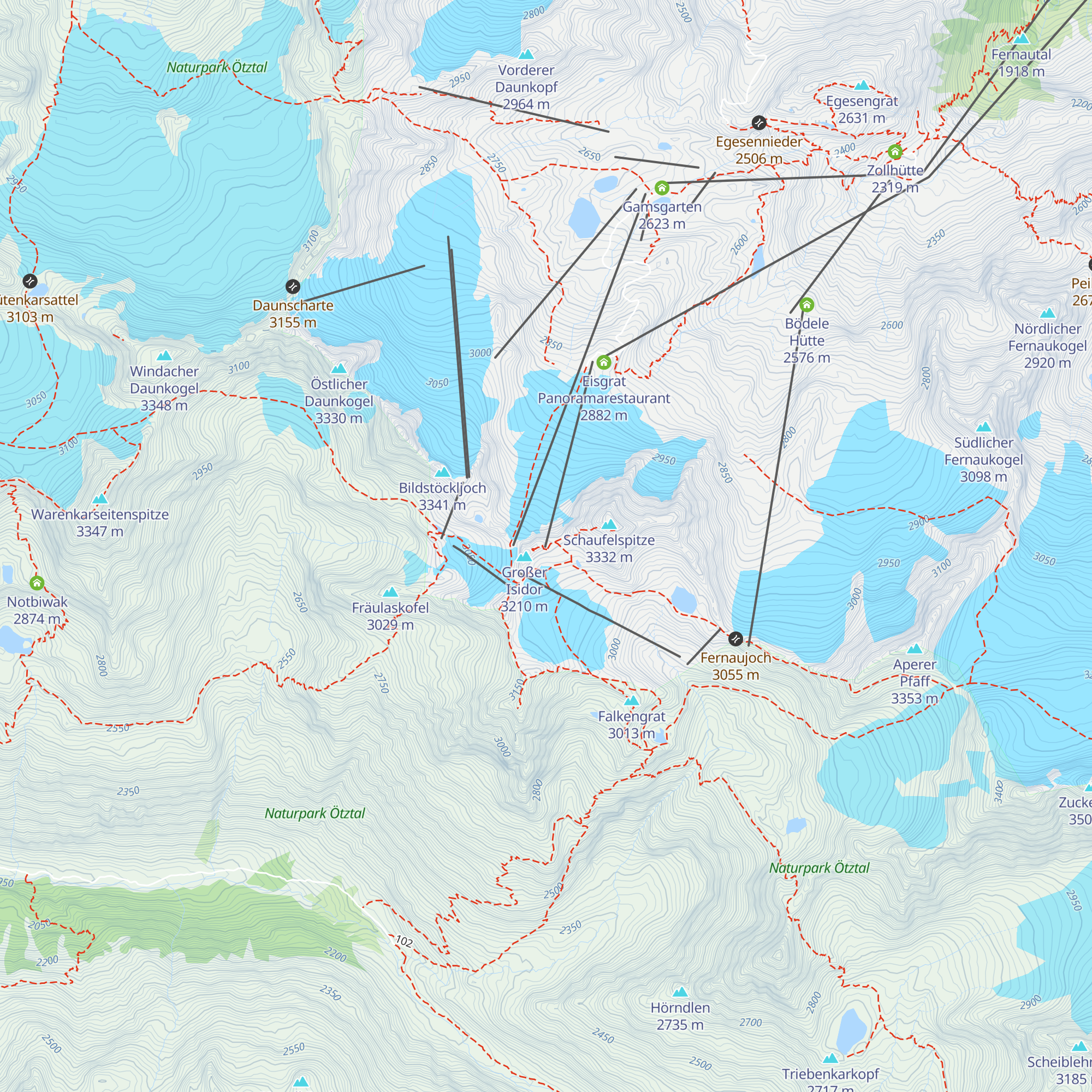 Schaufelspitze map