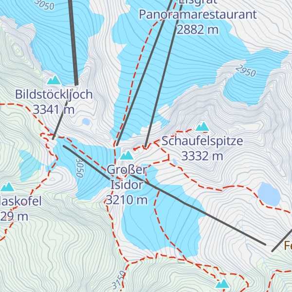 Map of Schaufelspitze