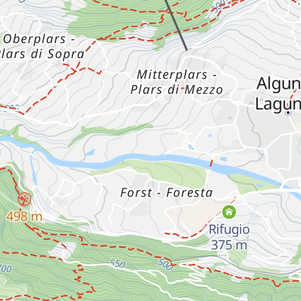 Map of Minigolf Treff Algund