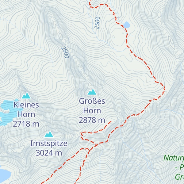 Map of Großes Horn