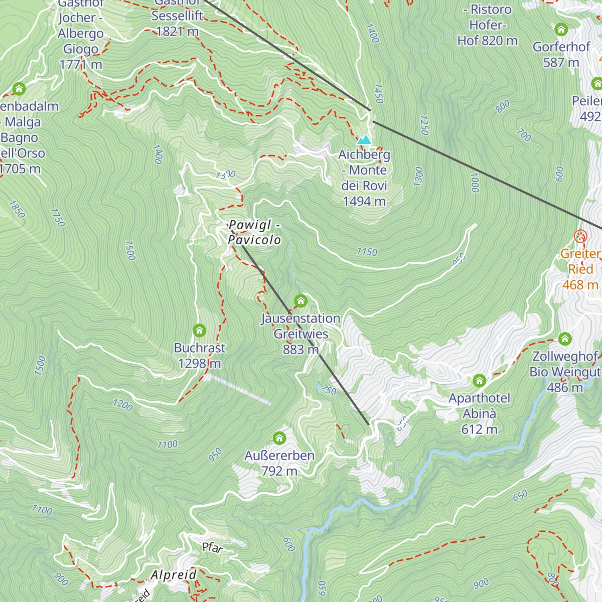 Jausenstation Greitwies map