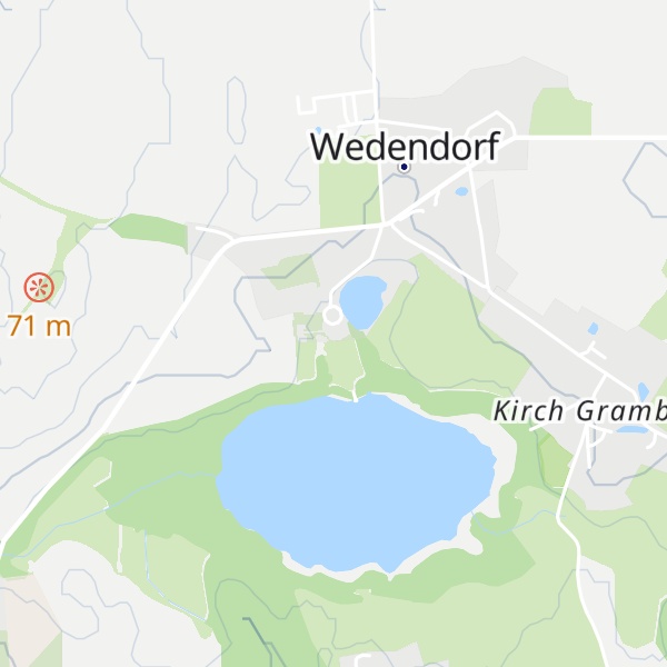 Map of Schloss Wedendorf
