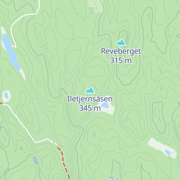 Map of Iletjernsåsen