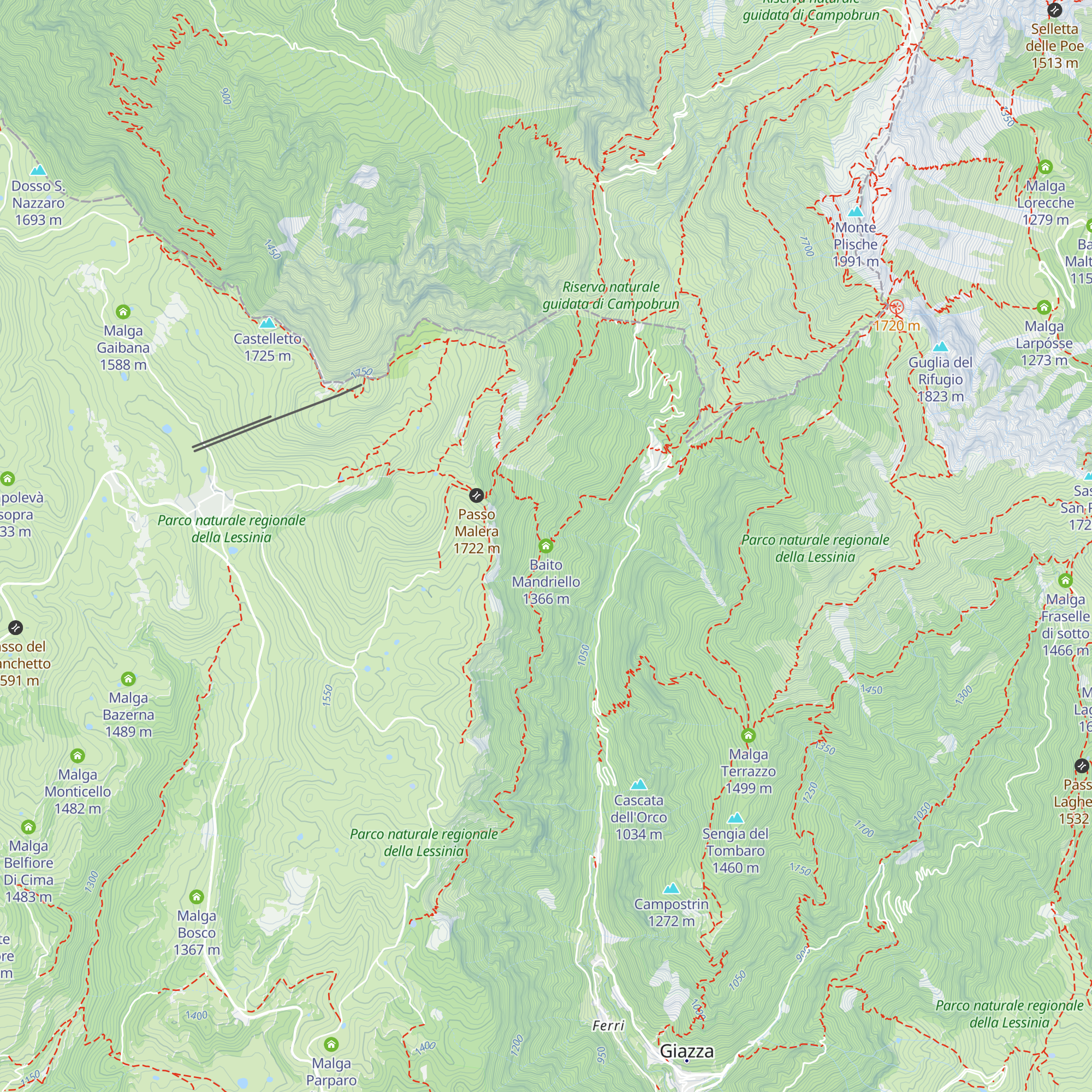 Baito Mandriello map