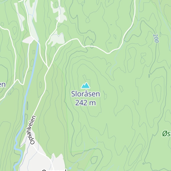 Map of Sloråsen