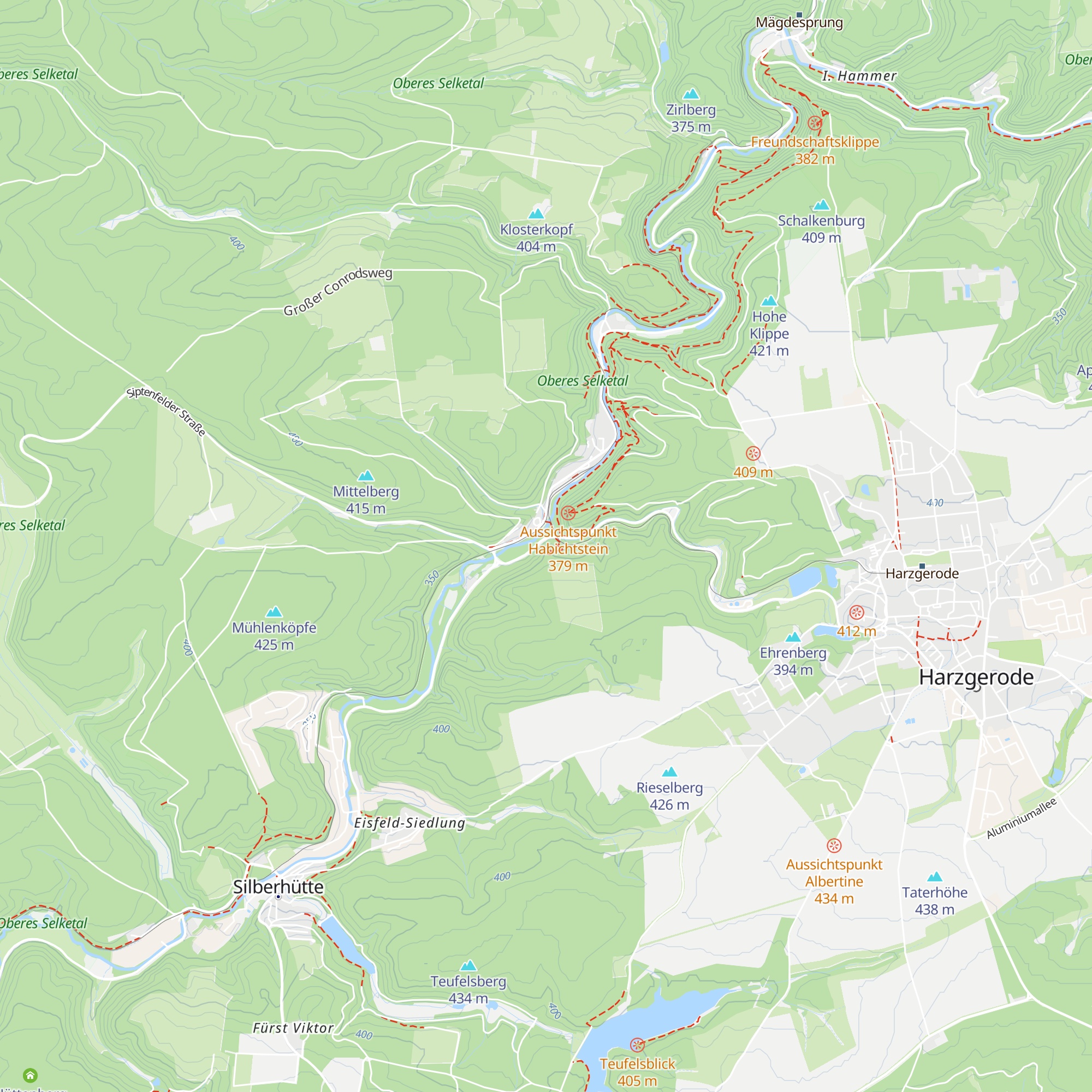 Schönsichthütte map