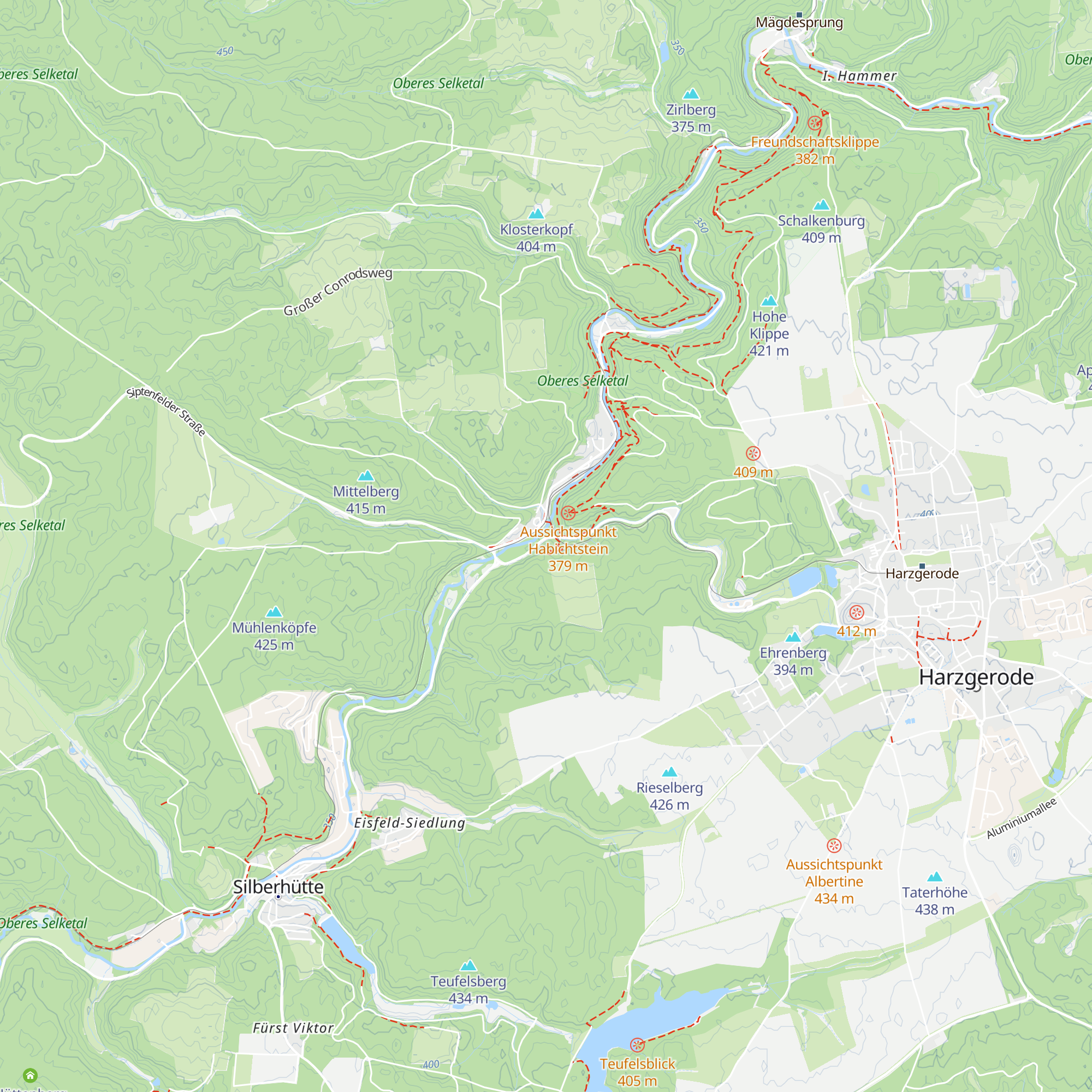 Schönsichthütte map
