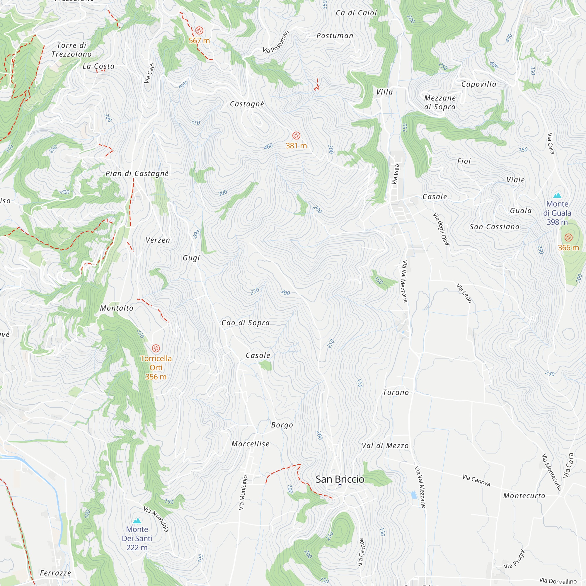 Tenuta Sant'Antonio map