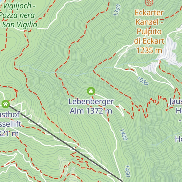 Map of Lebenberger Alm
