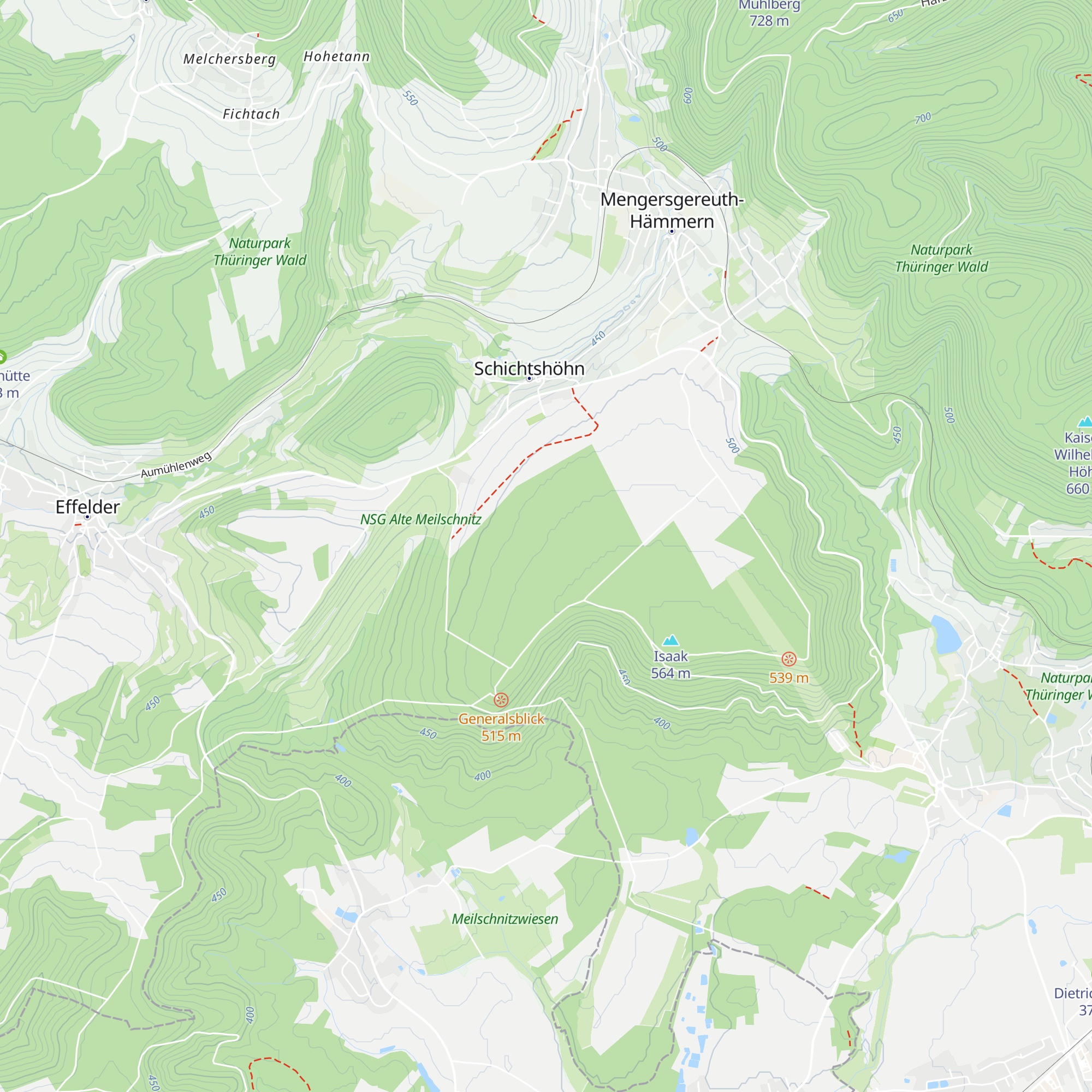 Waldhütte map