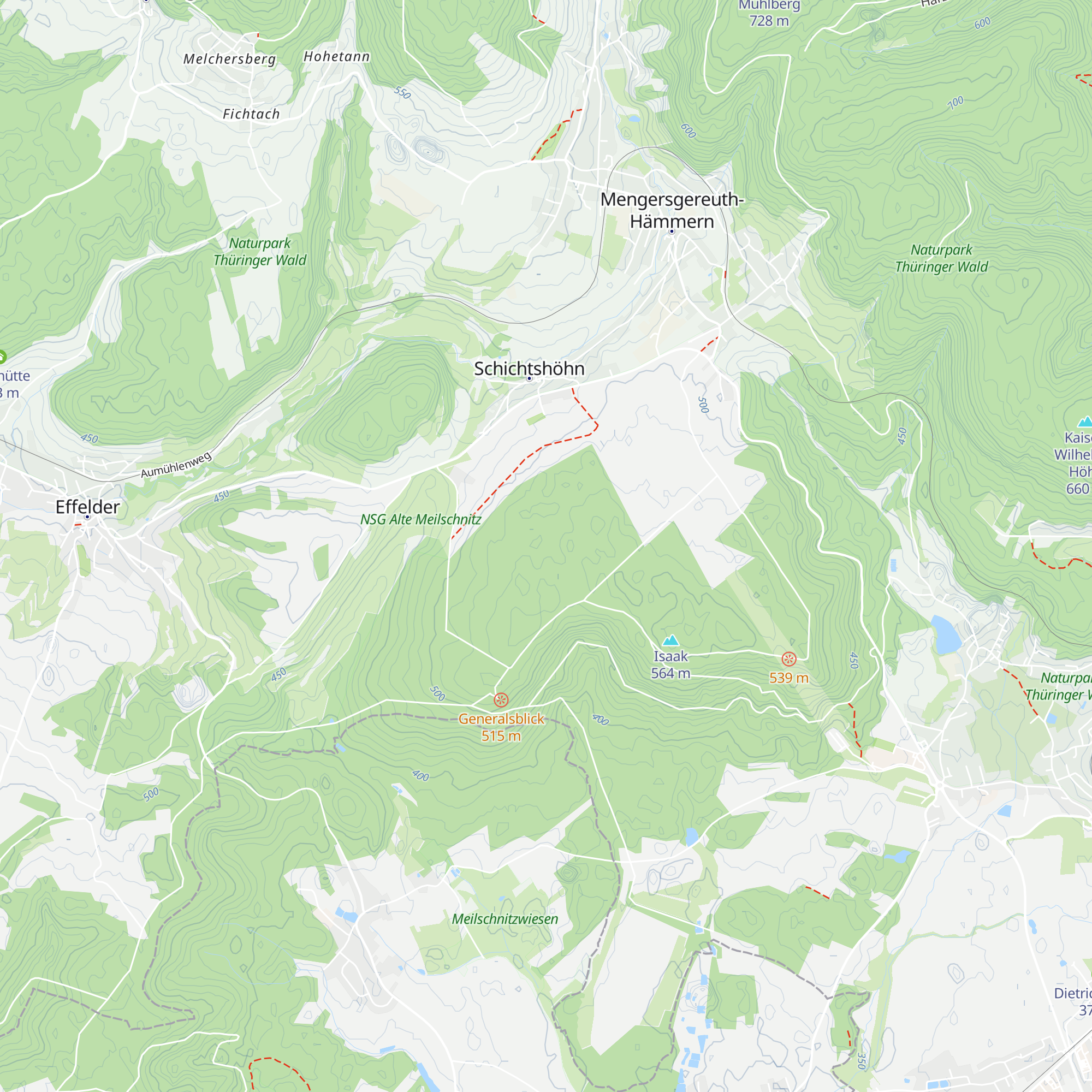 Waldhütte map