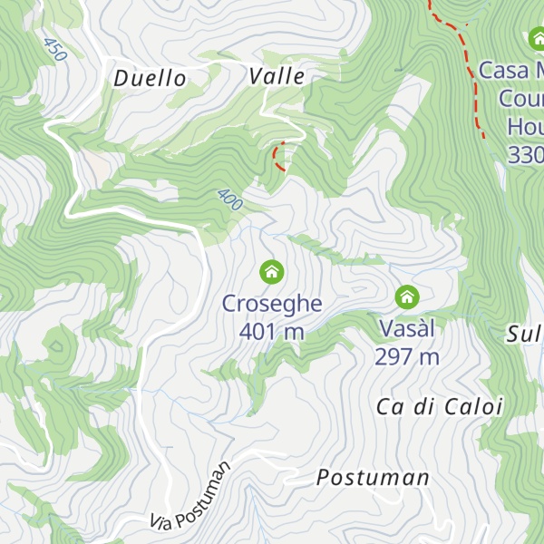 Map of Croseghe
