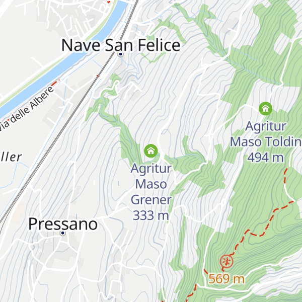 Map of Agritur Maso Grener