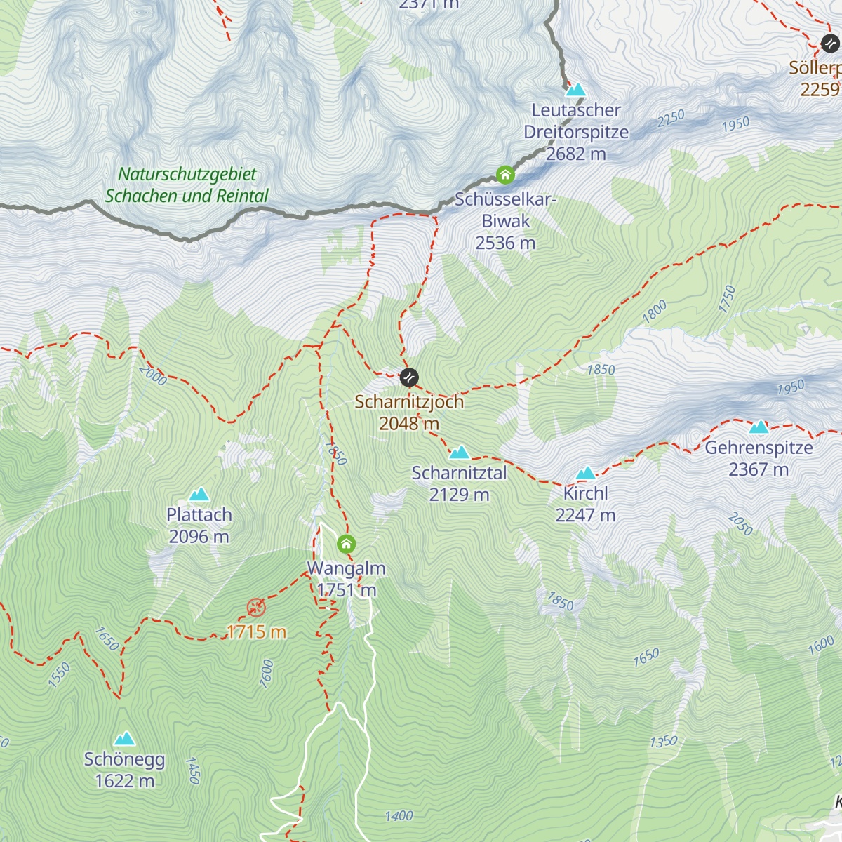 Erinnerungshütte map
