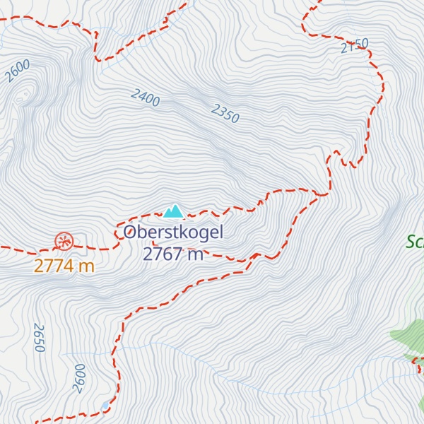Map of Kreuzschröfen