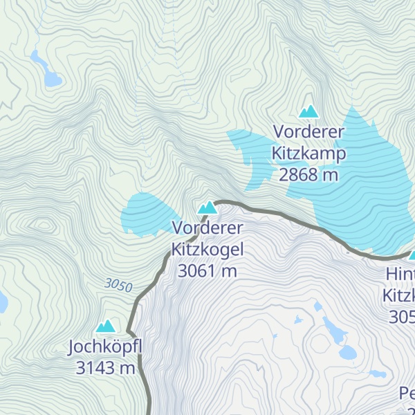 Map of Vorderer Kitzkogel