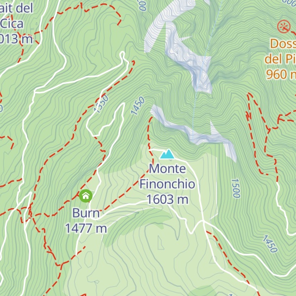 Map of Rifugio Finonchio Fratelli Filzi