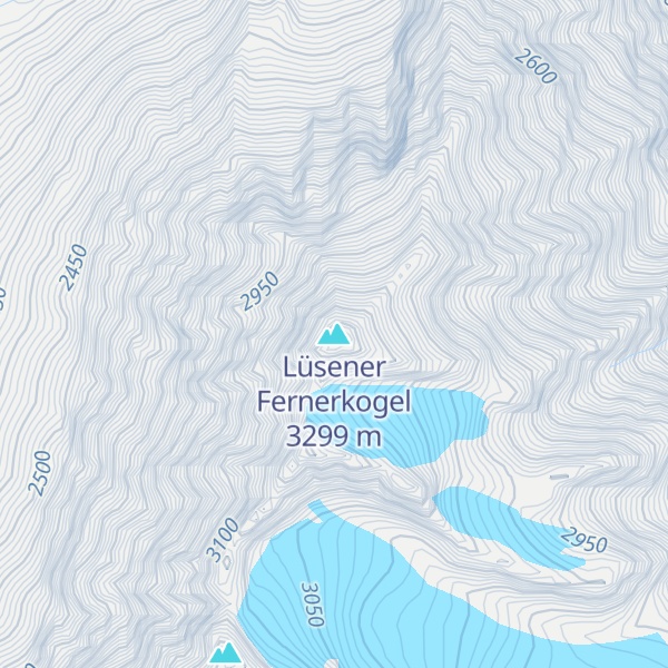 Map of Lüsener Fernerkogel