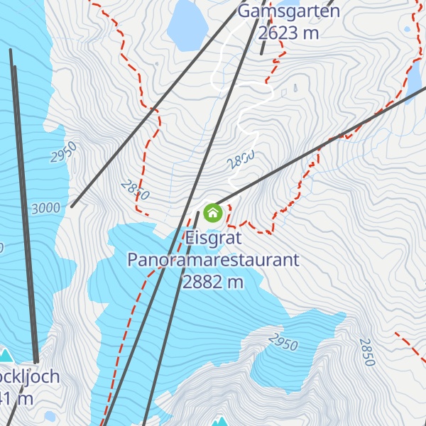 Map of Eisgrat Panoramarestaurant