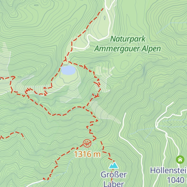Map of Ettaler Manndl