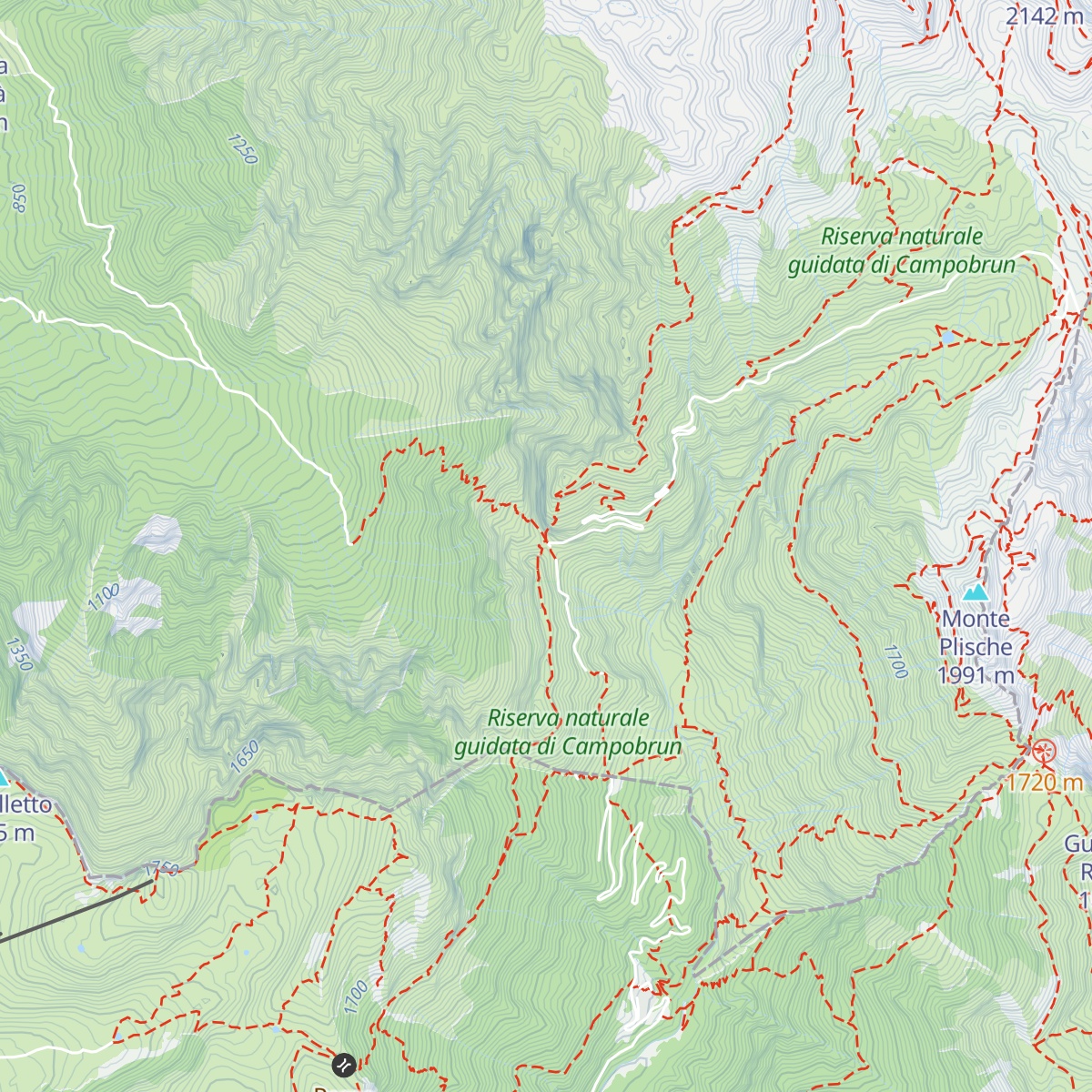 Rifugio Passo Pertica map