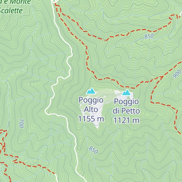 Map of Poggio Alto