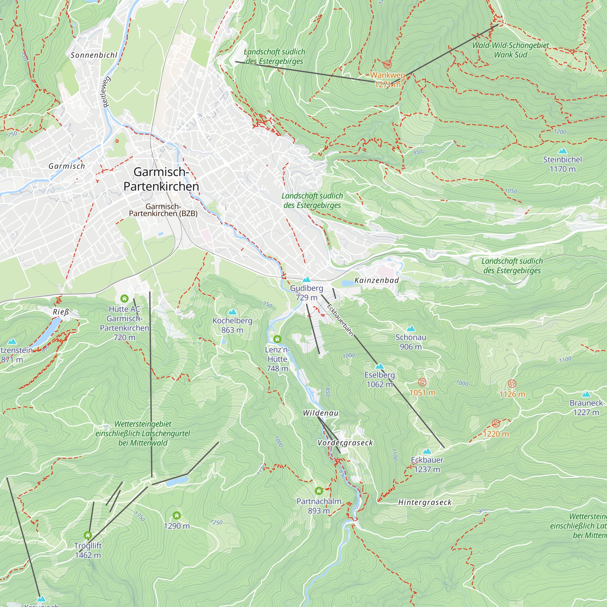 Sport-Quartier map