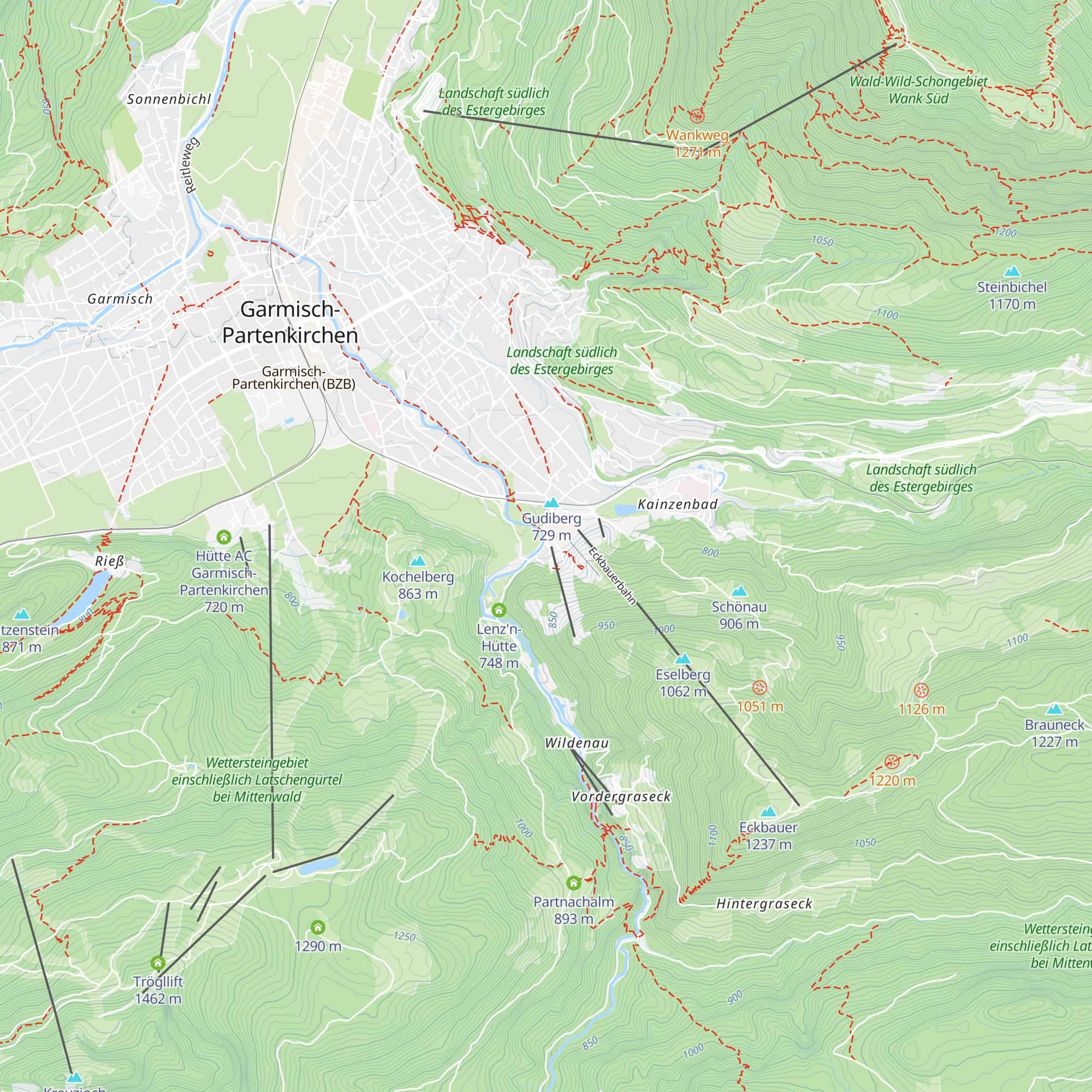 Sport-Quartier map