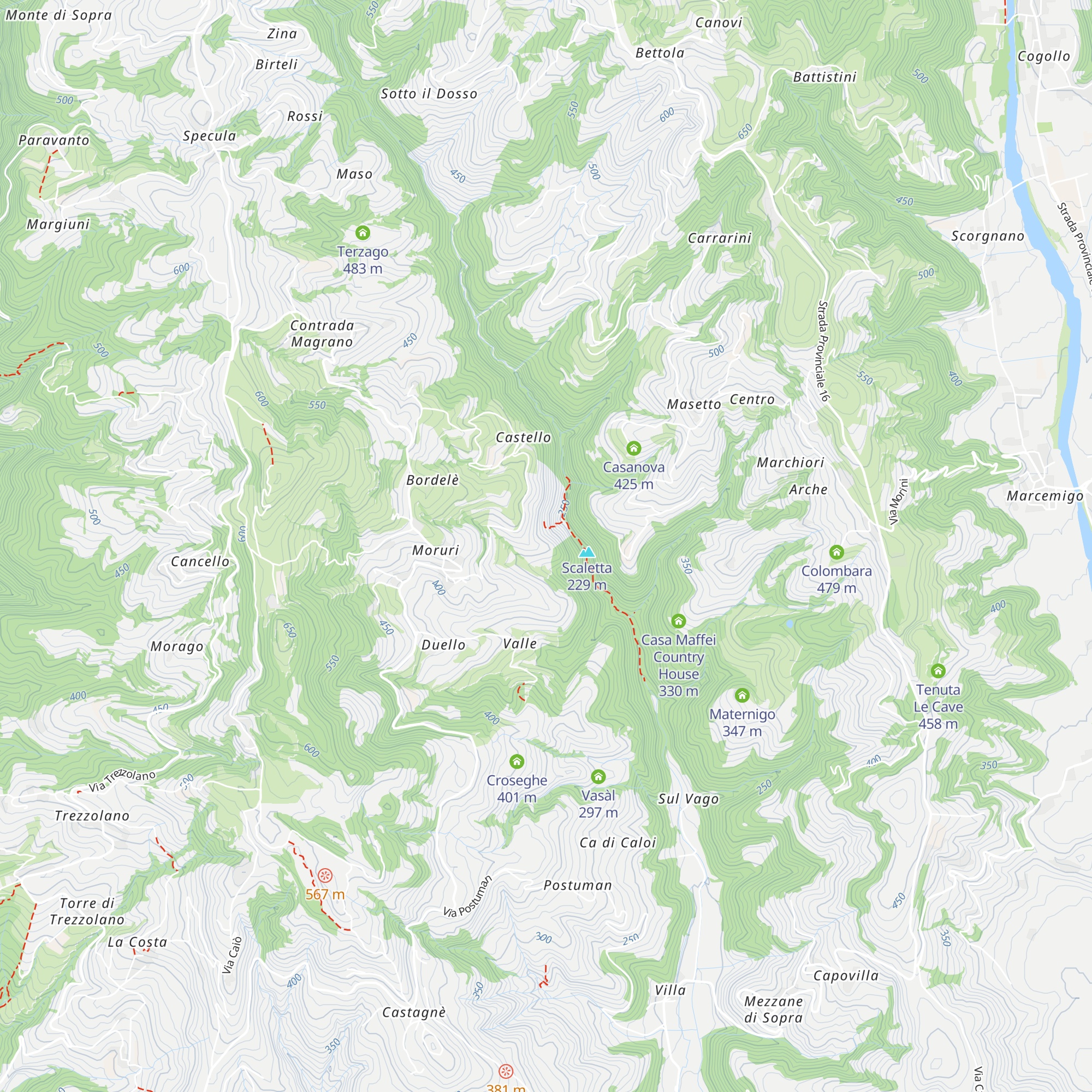 Capanno del Valerio map